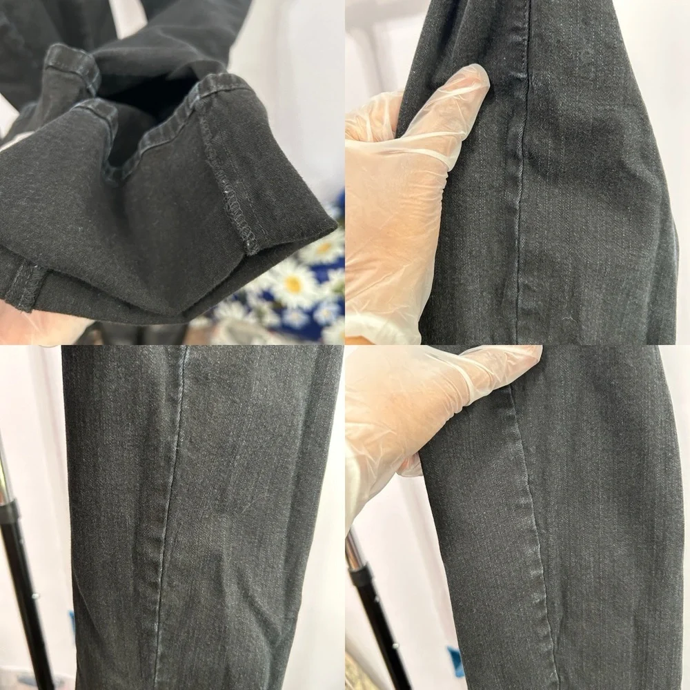NYDJ Tummy Tuck Black Stretch Jeans Size 12 - “Liliana”